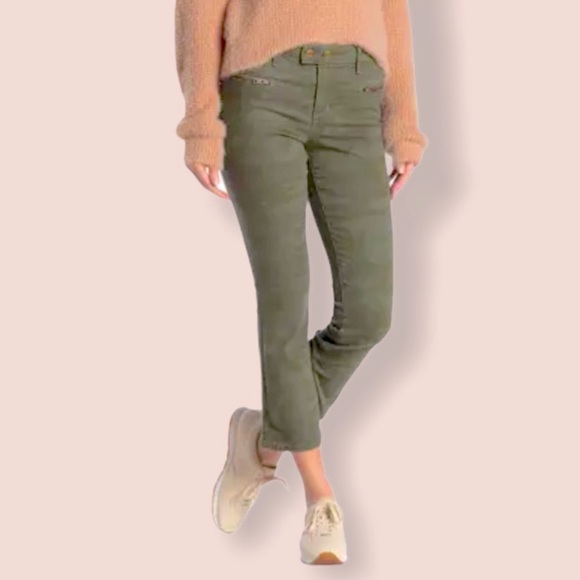 NWT Sanctuary Camo crop jeans Zip connector kick - Picture 1 of 11